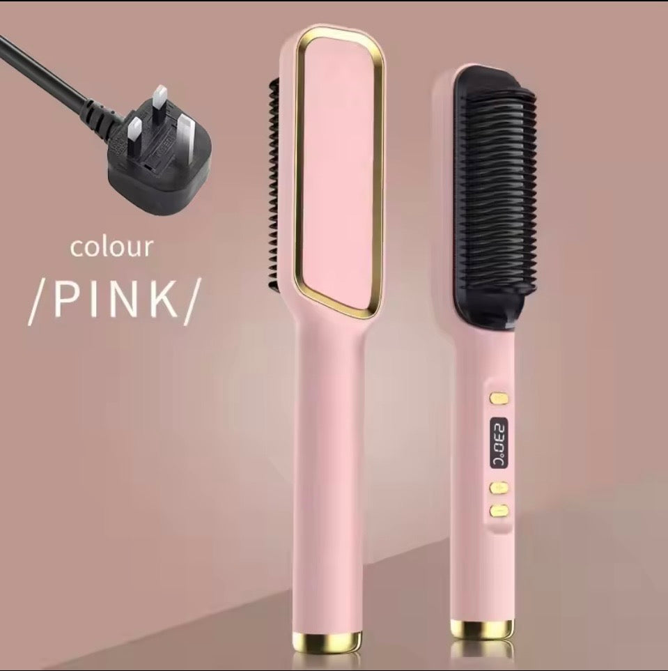 Smooth Hair in Minutes – Anti-Scald Straightening Brush